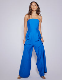 Electric Blue Bandeau Rory Jumpsuit