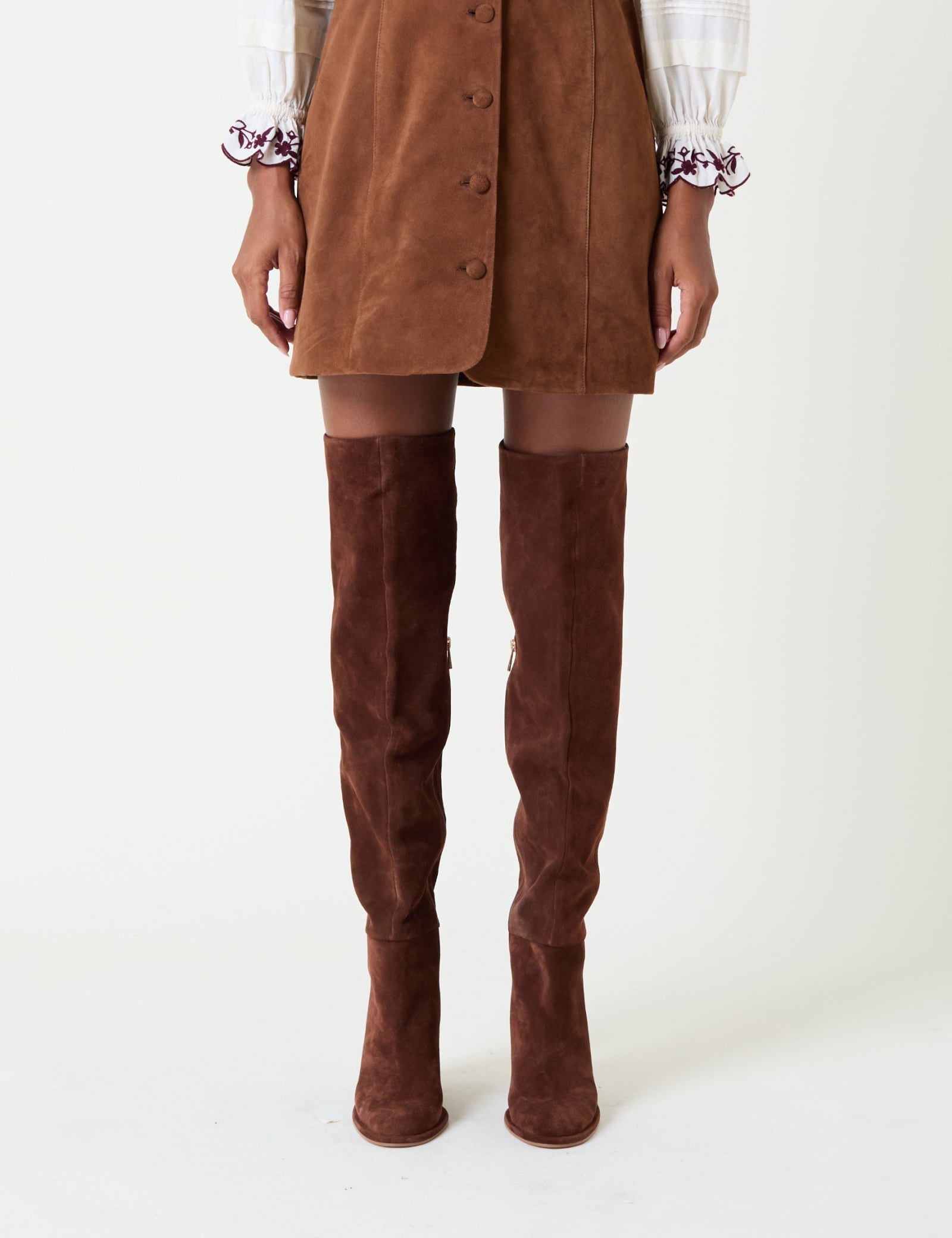 Tan Suede Thigh High Boots Tan Suede Thigh High Boots