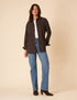 Dark Brown Suede Shirt