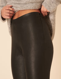 Black Leather Leggings