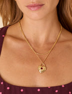 Gold Plated Heart Necklace