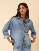 Blue Denim Oversized Shirt