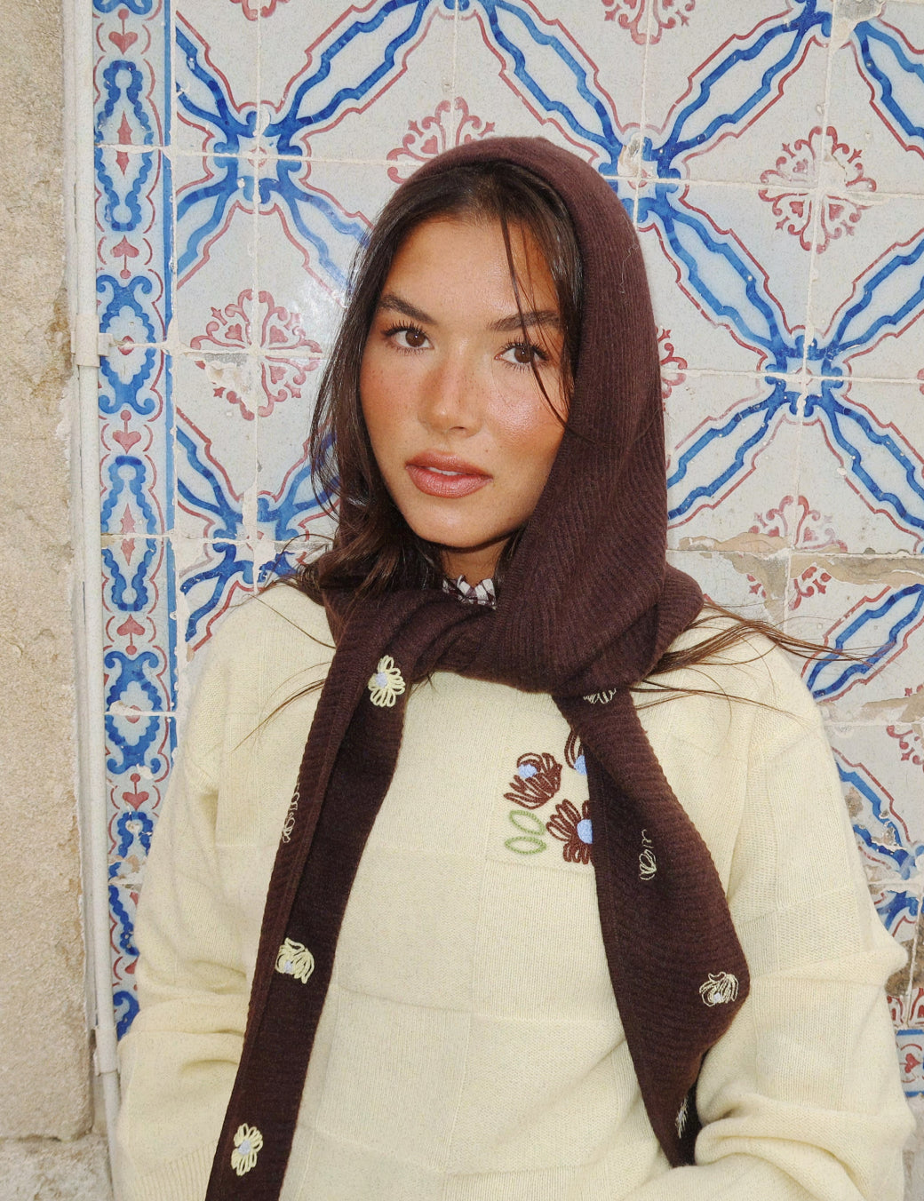 NC x TBCo Brown Wool Hood