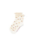 White Floral Lace Socks