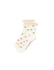 White Floral Lace Socks