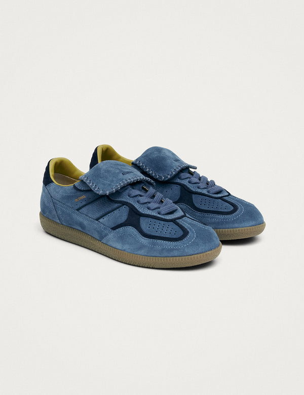 Alohas Club Suede Blue Leather Sneakers