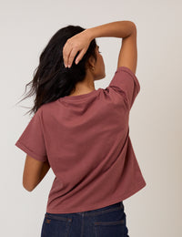 Brown La Maison Heart Graphic T-Shirt