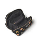 Black Cord Floral Embroidered Makeup Bag