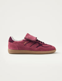 Alohas Club Suede Rasberry Leather Trainers