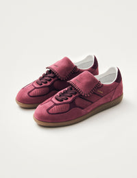 Alohas Club Suede Rasberry Leather Trainers
