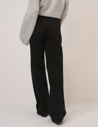Black High Rise Soho Wide Leg Jeans