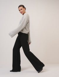 Black High Rise Soho Wide Leg Jeans