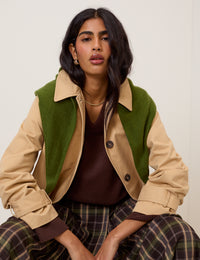 Green Triangle Scarf