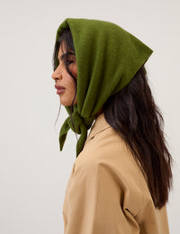 Green Triangle Scarf