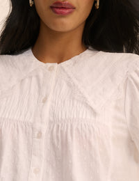 White Puff Sleeve Augusta Blouse