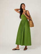 Green Colorado Midi Dress