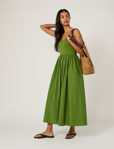 Green Colorado Midi Dress