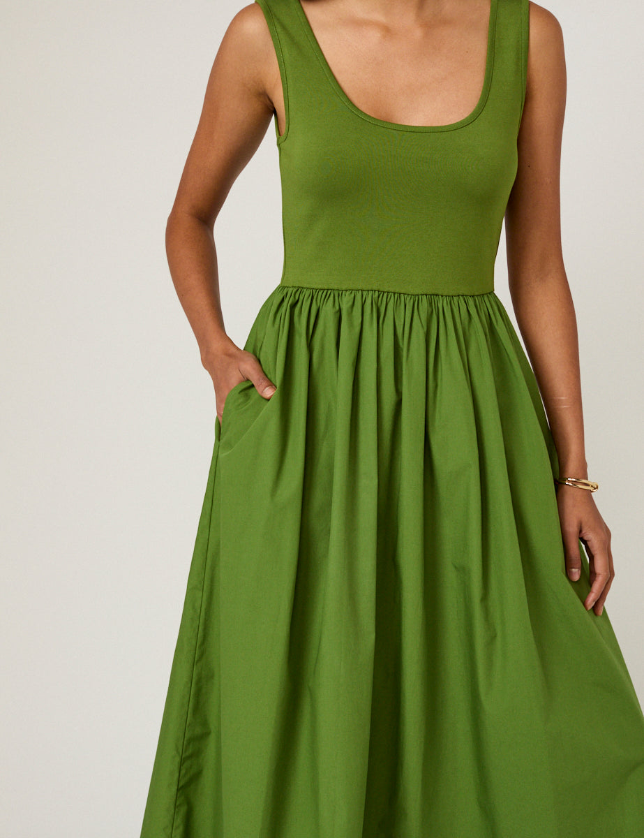 Green Colorado Midi Dress