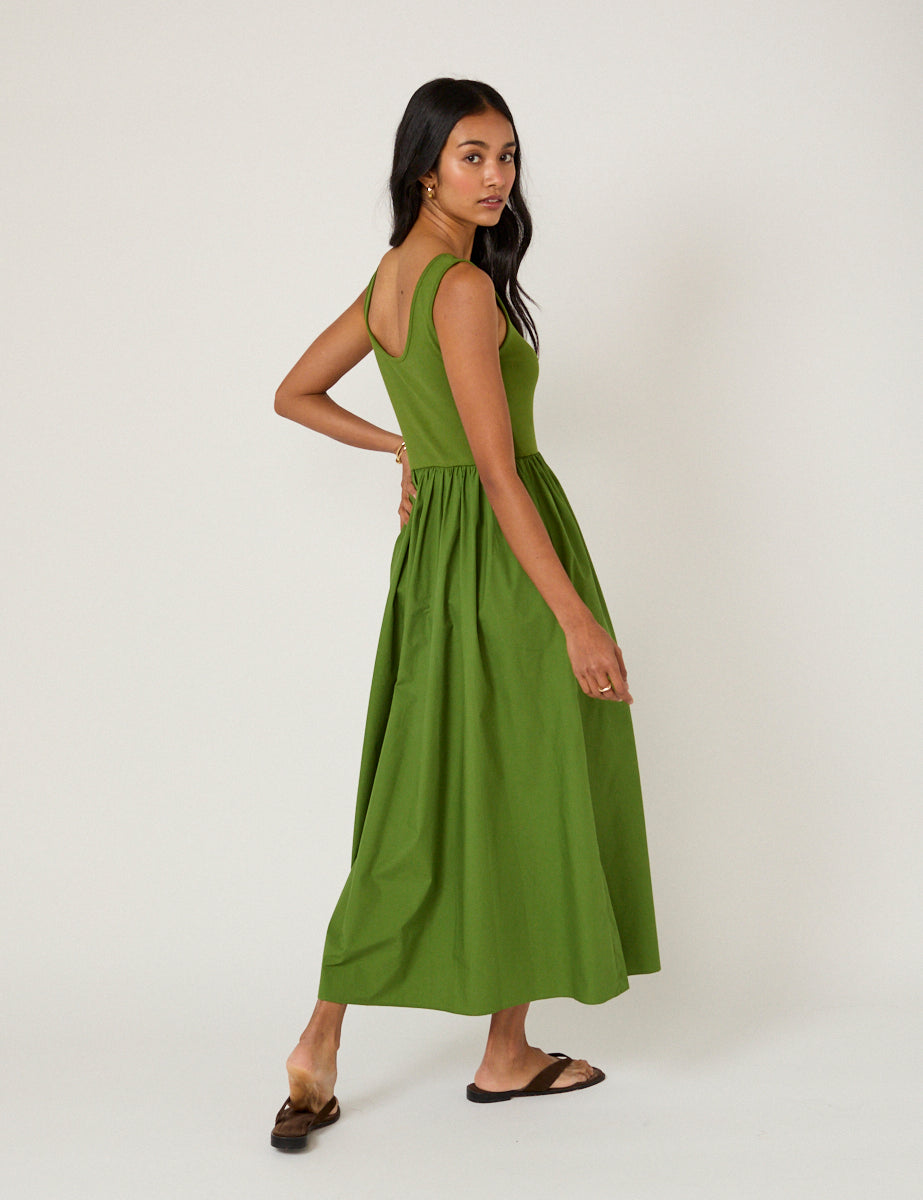 Green Colorado Midi Dress