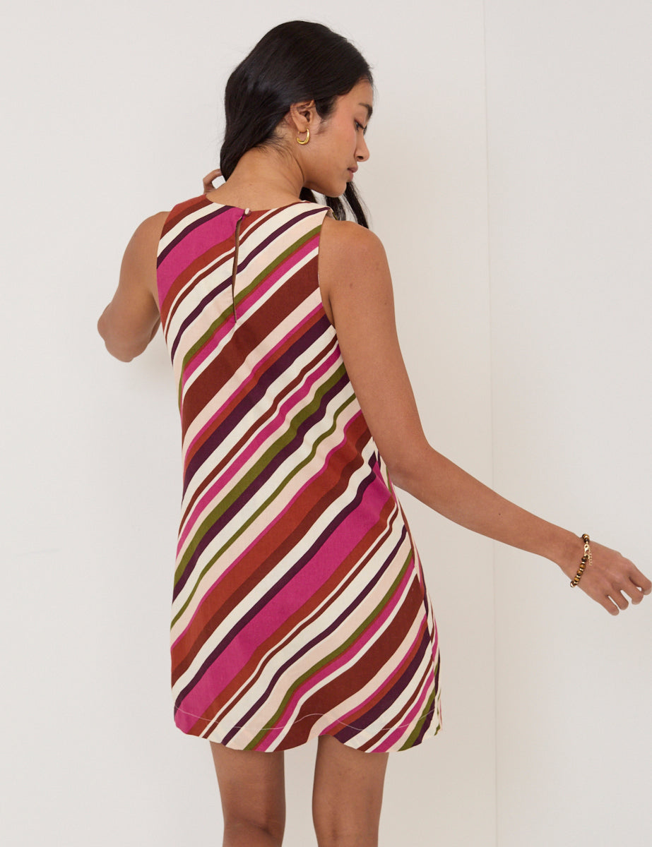 Multi Striped Palermo Mini Dress