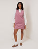 Pink Cord Austin Pinafore Mini Dress