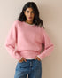 Baby Pink Contrast Trim Jumper