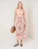 Printed Athena Resort Placement Maxi Dress