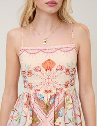 Printed Athena Resort Placement Maxi Dress