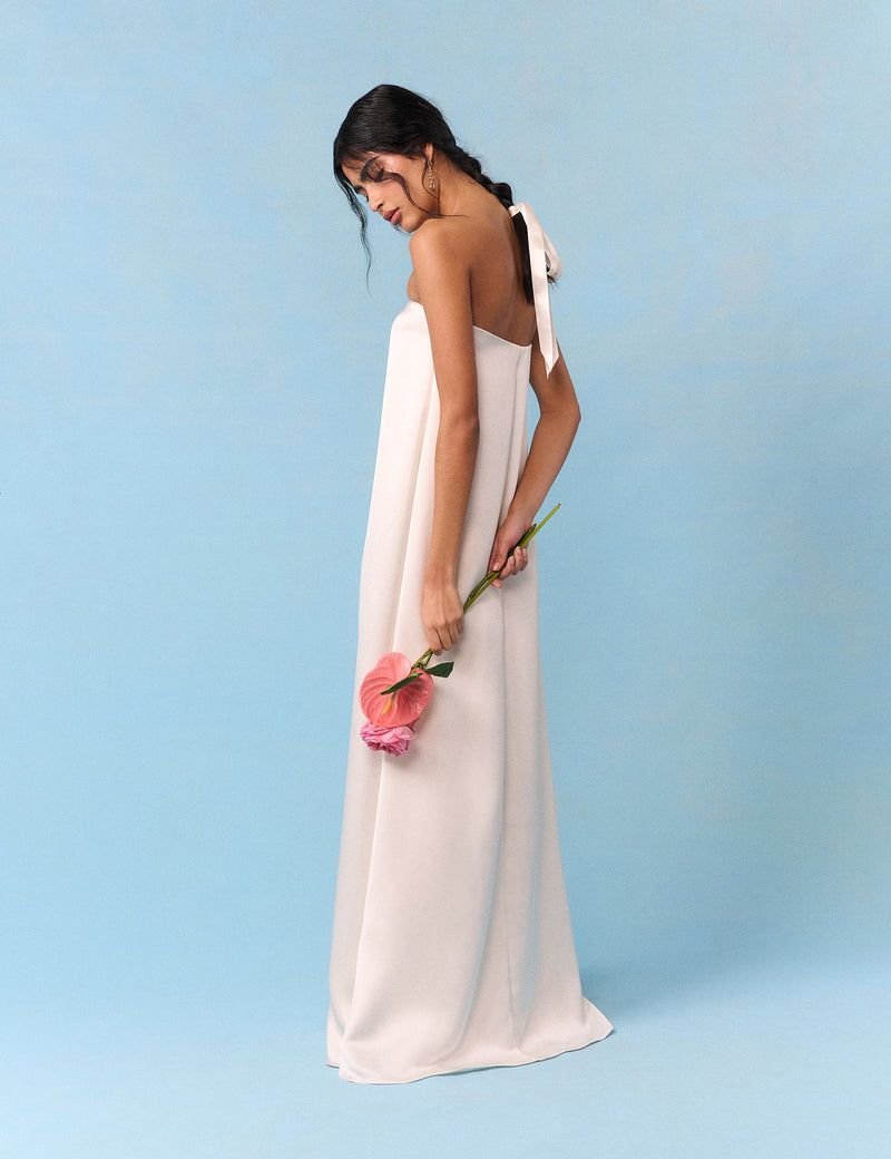 Bridal Bandeau Maxi Dress