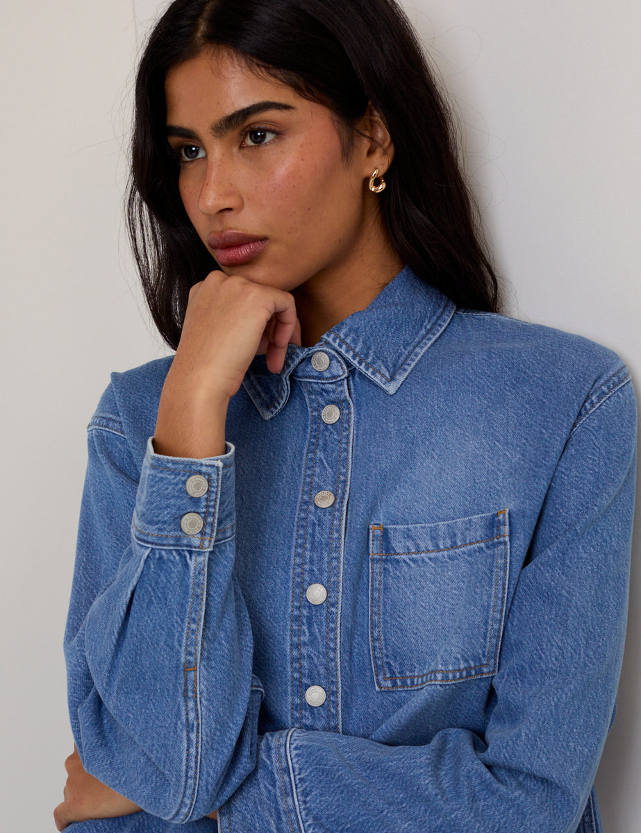 Blue Denim Shirt