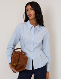 Blue Fitted Shirt