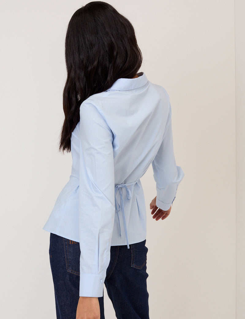 Blue Fitted Shirt