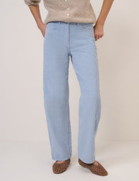 Light Blue Cord Bethnal Barrel Leg Jeans