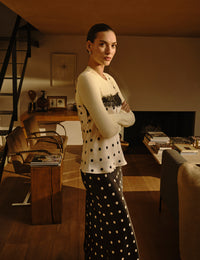 Butter Yellow Crew Neck Long Sleeve Top