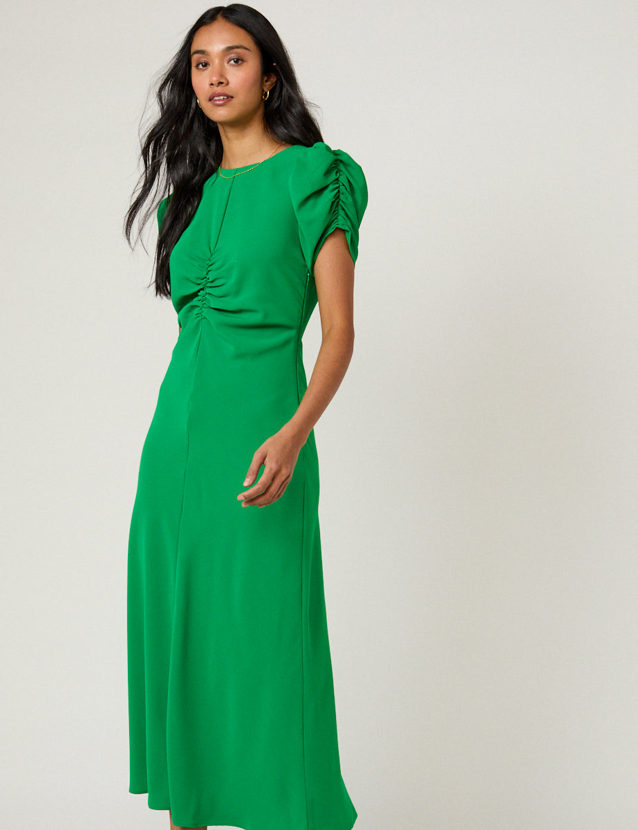 Green Naomi Midi Dress