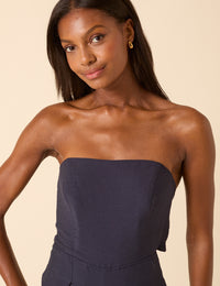 Navy Bandeau Rory Jumpsuit