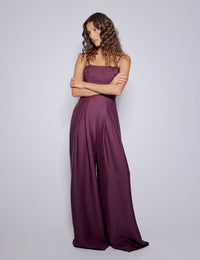 Purple Bandeau Rory Jumpsuit