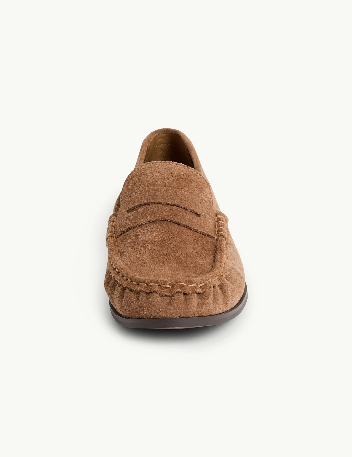 Tan Suede Loafers