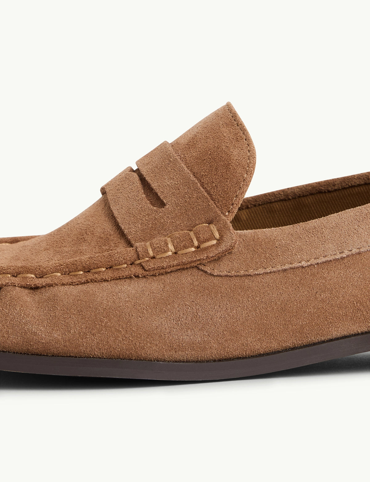 Tan Suede Loafers