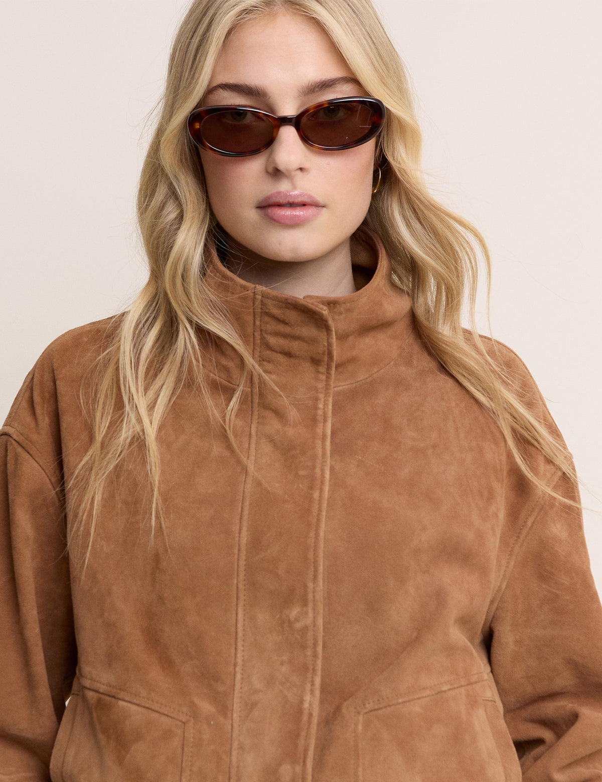 Brown Tortoiseshell Oval Halo Sunglasses