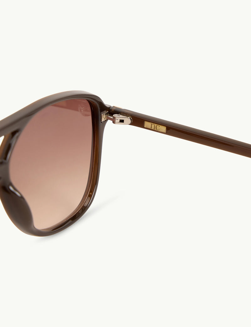 Black Oversized Aviator Sunglasses