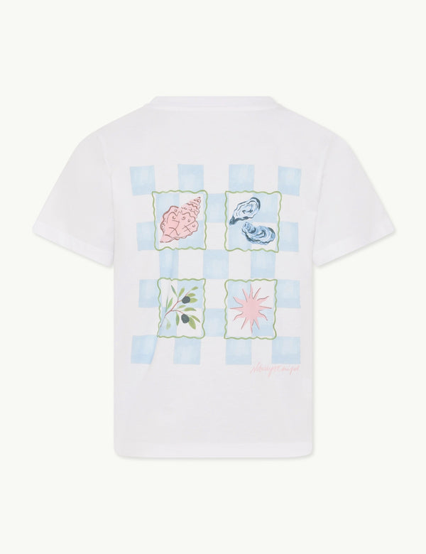 White Sealife Graphic T-Shirt