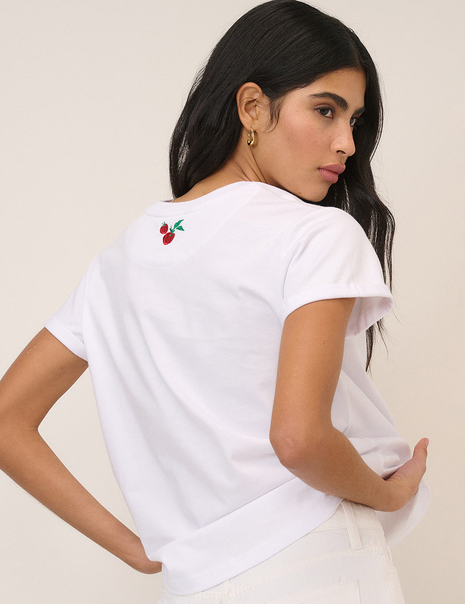 White Paris Graphic T-Shirt