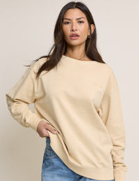 Yellow Relaxed Fit Sweatshirt
