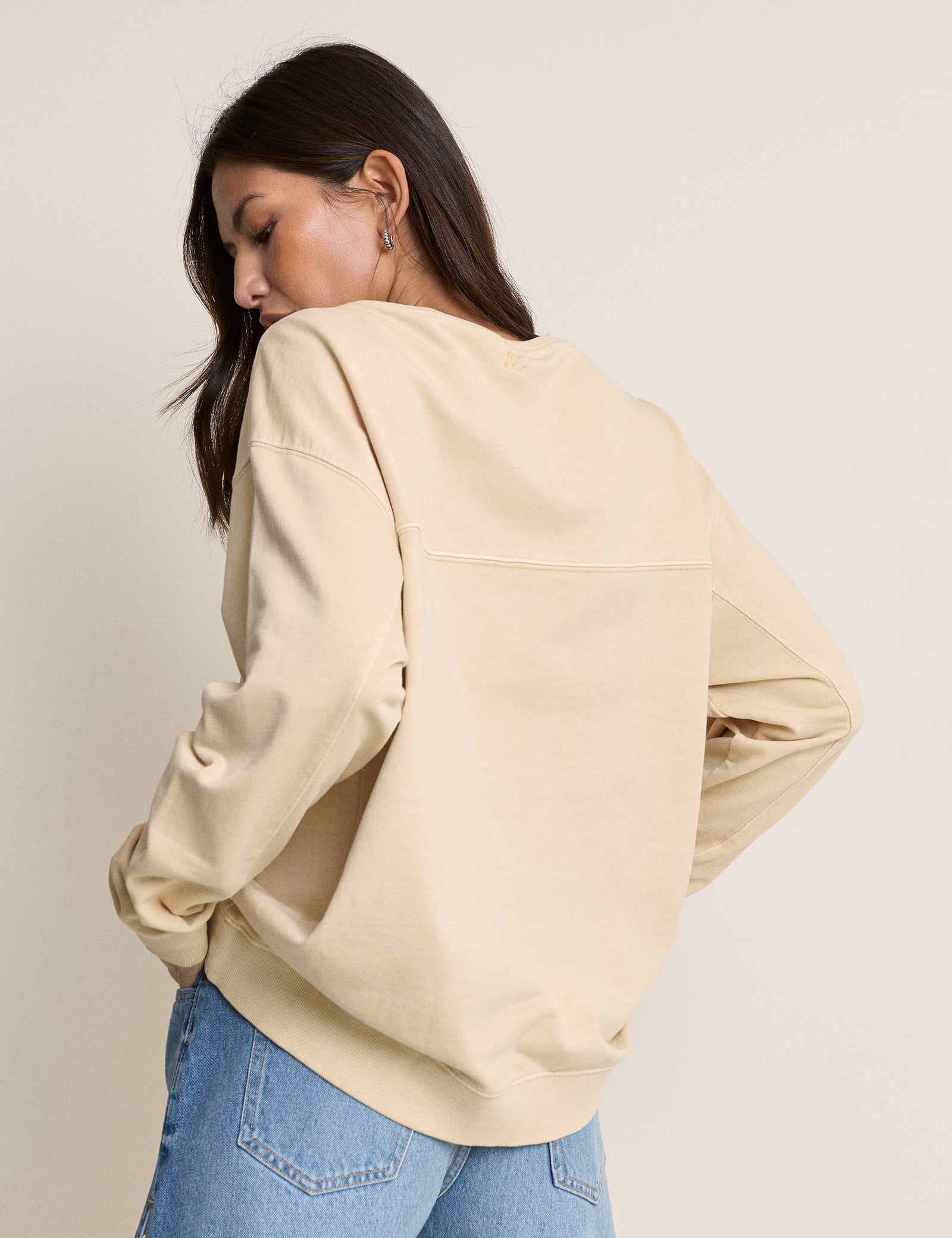 Yellow Relaxed Fit Sweatshirt