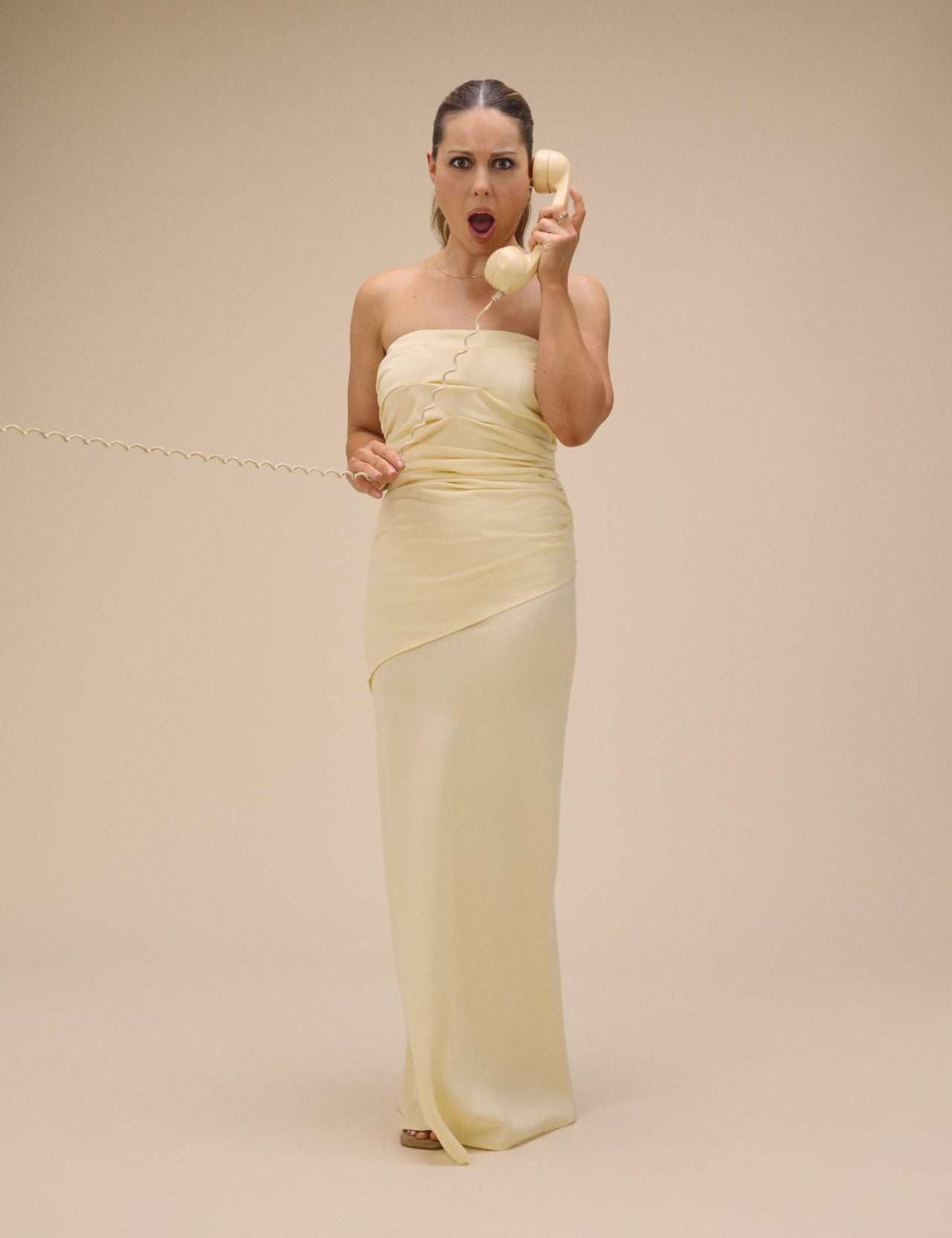 Butter Yellow Bandeau Kiva Maxi Dress Butter Yellow Bandeau Kiva Maxi Dress