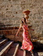 Pink Floral Robyn Maxi Dress