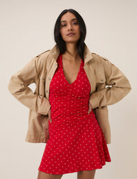 Red Polka Dot Harley Mini Dress