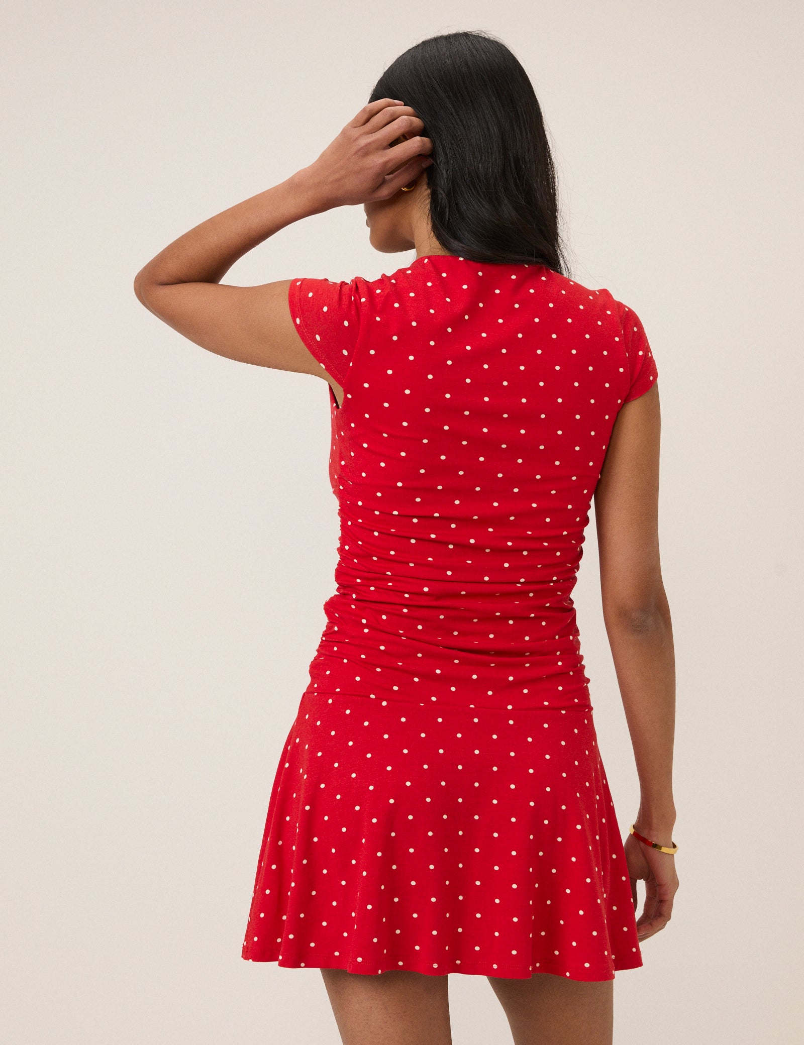 Red Polka Dot Harley Mini Dress