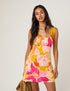Yellow Floral Ciara Mini Dress